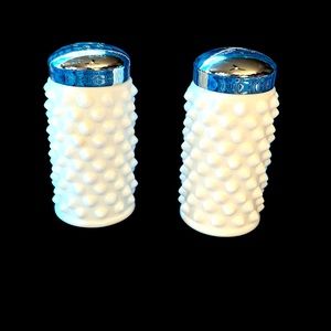 Fenton Hobnail salt & pepper shakers
